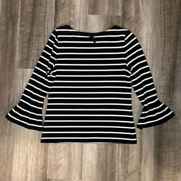 Kate Spade Brooke Street Long Sleeve Flare Wrist Top - Medium - Picture 2 of 6